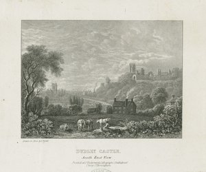 Dudley Castle: Kupferstich, undatiert [1653-1686] von Michael Burghers