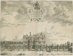 Forton - Aqualate Hall von Michael Burghers