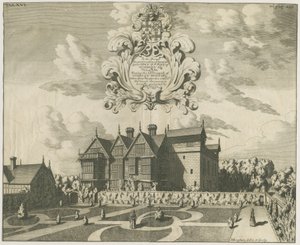 Madeley Herrenhaus: Gravur, nd [um 1686] (Druck) von Michael Burghers