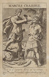 Marcus Licinius Crassus, römischer General und Politiker von Michael Burghers