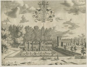 Okeover Hall von Michael Burghers