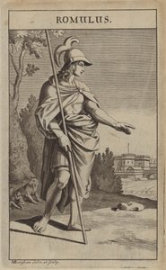 Romulus, einer der mythischen Gründer Roms von Michael Burghers