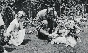 König Georg VI. und Prinzessin Margaret Rose, 1937 von Michael Chance