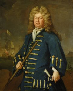 Porträt von Sir Cloudesley Shovell
