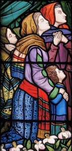 Christus segnet Kinder (Detail) von Michael Frederick Halliday