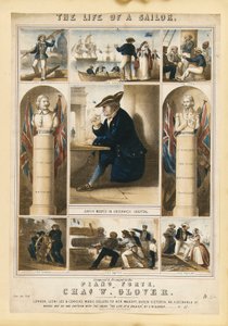 Das Leben eines Seemanns, ca. 1860 von Michael Hanhart