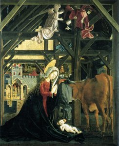 Geburt Christi Altarbild der Kirche von St. Wolfgang im Salzkammergut, 1481