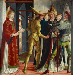 Papst Sixtus II. nimmt Abschied vom hl. Laurentius