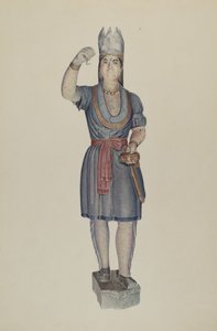 Indianer im Zigarrenladen, ca. 1938