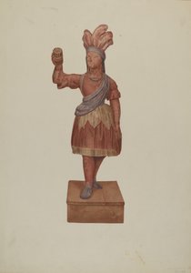 Zigarrenladen-Indianer, ca. 1939
