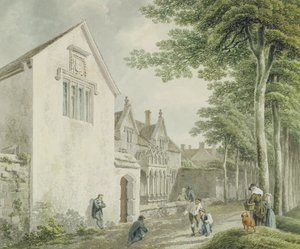 Armenhäuser auf dem Kirchhof von St. Cuthbert, Wells