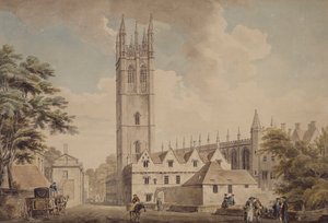 Magdalen Bridge und Turm, Oxford, 1768-1772