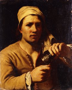 Ein junger Mann in einem Turban, der einen Römer hält: Der Fingernageltest von Michael Sweerts