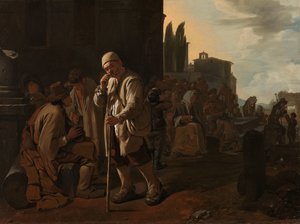 Die Hungrigen speisen von Michael Sweerts