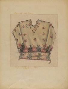 Besticktes Frauenkleid von Michael Trekur
