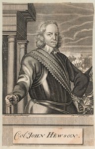 Colonel John Hewson (Kupferstich) von Michael Vandergucht