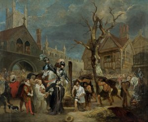 Martyrium von Bischof Hooper von Michael William Sharp