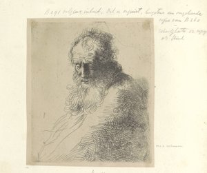 Büste eines alten Mannes mit Bart von Michael Willmann (attributed to)