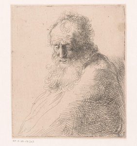 Büste eines alten Mannes mit Bart von Michael Willmann (attributed to)
