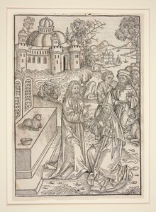 Seite aus Stephan Fridolin, Der Schatzbehalter (Nürnberg: Anton Koberger, 1491) von Michael Wolgemut