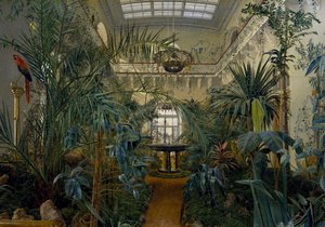 Wintergarten im Winterpalast in St. Petersburg von Michail Ivanovich Antonov