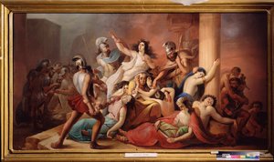 Der Fall von Troja von Michail Ivanovich Skotti