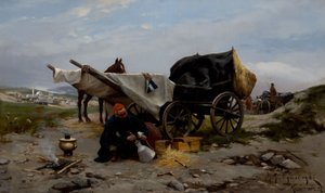 Ruhe von der Reise von Michal Pawel Gorstkin Wywiórski