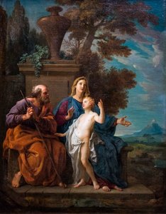 Die Heilige Familie, um 1740