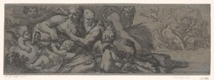 Faun mit Bacchantin und Putti