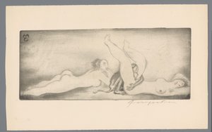 Ex Libris von Gianni Mantero von Michel Fingesten (signed by artist)