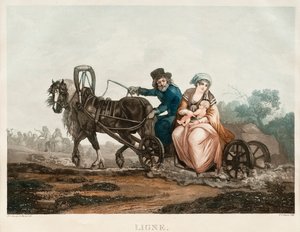 Schlittenfahrt, 1830-1840er