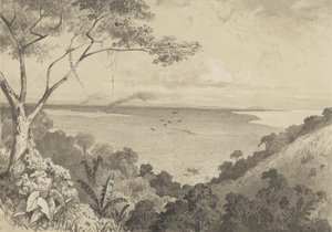 Blick vom Laventille Hill von Michel Jean Cazabon