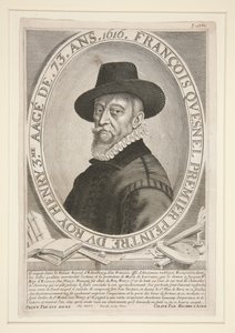 François Quesnel (1543-1619) im Alter von 73 Jahren von Michel Lasne