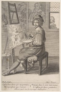Maler an einer Staffelei, 1620-67