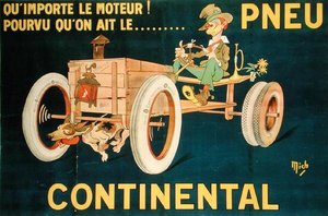 Werbung für Continental-Reifen von Michel called Mich Liebeaux
