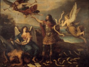 Reue. Allegorie für Prinz Louis II. von Bourbon-Condé, bekannt als der Große Condé (1621-1686) von Michel des Gobelins Corneille