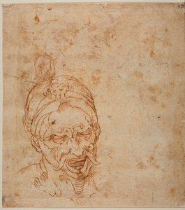 Orientalische Kopfstudie von Michelangelo (after) Buonarroti