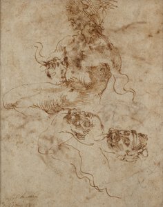 Eine Figur, die einem Triton ähnelt, um 1490-1560