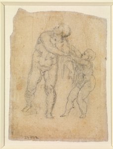 Aeneas und ein Kind (verso)