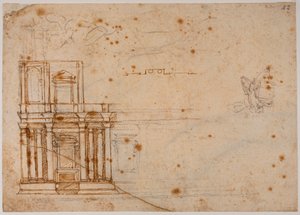 Architektonische Studien und poetische Fragmente von Michelangelo Buonarroti