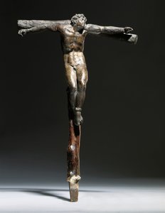 Kreuzigungsgruppe von Christus, dem guten Dieb und dem bösen Dieb von Michelangelo Buonarroti