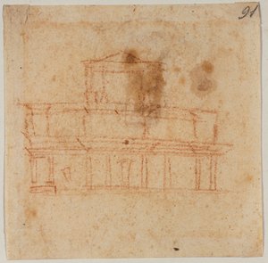 Entwurf für die Fassade von San Lorenzo von Michelangelo Buonarroti
