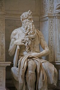 (Detail) Moses vom Grabmal Julius II, 1515, Marmor