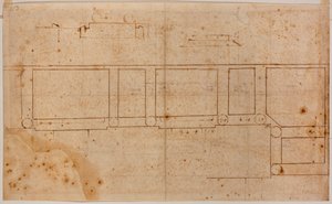 Grundriss für die Fassade von San Lorenzo