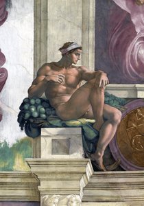 Ignudo (Sixtinische Kapelle im Vatikan)