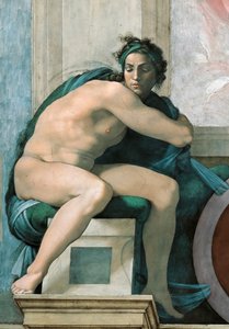 Ignudo Sixtinische Kapelle Decke im Vatikan