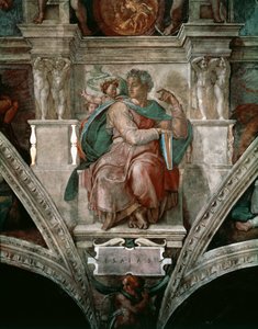 Jesaja, Detail aus der Decke der Sixtinischen Kapelle