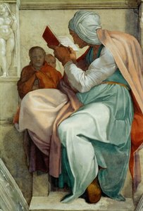 Persische Sibylle, Sixtinische Kapelle von Michelangelo Buonarroti