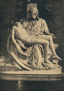 Rom - Basilika St. Peter. Pieta von Michelangelo, 1910