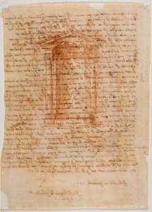 Tabernakel mit Nische, Brief von Michelangelo an Piero Gondi von Michelangelo Buonarroti